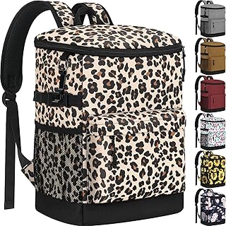 Cooler Backpack 33 Cans Backpack Coolers Insulated Leak Proof Soft Beach Cooler Bag for Men Women Ice Chest Backpack Camping Hiking Picnic Travel Cooler Lunch Backpack product image
