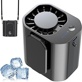 10000PRM Portable Waist Clip Fan, Up to 20Hrs Mini Portable Fan Rechargeable, Belt Clip on Waist Wearable Cooling Fans for Camping, Outdoor, Jobsite - Black product image