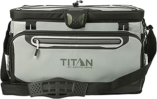 Titan by Arctic Zone Deep Freeze Cooler - Zipperless Hardbody Cooler - Deep Freeze Insulation, HardBody Liner, and SmartShelf product image
