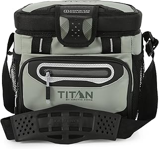 Titan by Arctic Zone Deep Freeze Cooler - Zipperless Hardbody Cooler - Deep Freeze Insulation, HardBody Liner, and SmartShelf product image