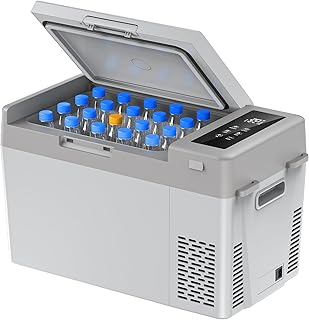 Marsail 12V Car Fridge 25QT Portable Freezer -4°F to 68°F, Compressor Cooler for Camping Travel Truck RV Home, Efficient Cooling & ECO Mode, Grey product image