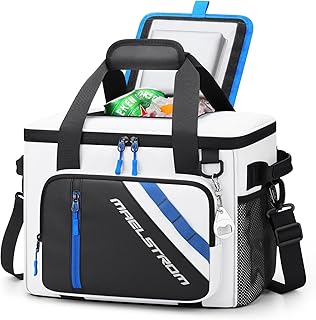 Maelstrom Cooler Bag, 30 Cans Beach Cooler, Large Leakproof Insulated Soft Cooler with Bottle Opener, Ice Chest, Portable Collapsible Cooler for Travel, Camping, Shopping product image