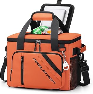 Maelstrom Cooler Bag, 30 Cans Beach Cooler, Large Leakproof Insulated Soft Cooler with Bottle Opener, Ice Chest, Portable Collapsible Cooler for Travel, Camping, Shopping product image