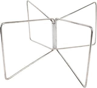 Foldable Cooler Stand with Storage Bag, Stainless Steel Ice Box Holder Holder for Camping, Portable Fridge Ice Box Holder for Hiking BBQ Cooking Fishing Picnic Outdoor product image