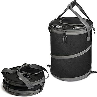 Tirrinia Pop-Up Collapsible Cooler Bag - Insulated, Lightweight with Built-in Cup Holder | Leak-Proof Portable Soft Cooler for Camping, Beach, Picnics, Travel product image