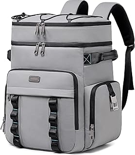 Weitars Insulated Cooler Backpack,Double Deck Waterproof Soft Cooler Bag,Backpack Coolers Leak Proof Lunch Backpack for Men Women for Travel,Camping,Picnic,Beach,Picnic,Outdoor 31L/52 Can product image