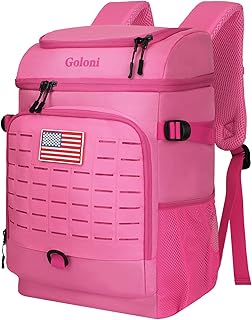Cooler Backpack, 30 Can Backpack Cooler 4-Sided Cold Retention Technology, Lightweight & Hands-Free for Beach, Camping product image