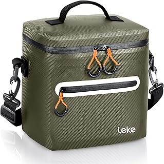 Soft-Sided Cooler Bag, 8/16 Can Insulated Lunch Box, Waterproof, Leak-Proof, Portable Lunch Bag for Work, Beach, Drink, Travel, Camping, Picnic, Gift product image