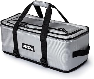 AO Coolers Stow-N-Go Carbon Soft Cooler, Low-Profile, Leakproof with High-Density Insulation, Holds Ice for 24 Hours product image