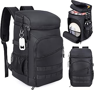 Cooler Backpack, 33 Cans Tactical Inspired Backpack Cooler Insulated Leak Proof for Men & Women Portable 2 Leak Proof Compartments Coolers Bag for Beach Travel Picnic Lunch Hiking BBQ Camping product image