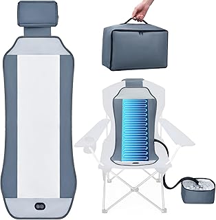 Portable Cooling Pad for Camping Chairs, Cools 50°F in 20 Sec,3 Cooling Modes, Universal Fit for Most Outdoor Chairs, Includes Storage Bag– Ideal for Beach, Sports Events, Excludes Battery product image
