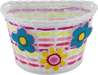 Schwinn Bike Basket for Kids Bike, with Light-Up Flowers Motion Activated, Fits Most Kids Bike Handlebars, Easy to Install Bicycle Accessories for Boys and Girls product image