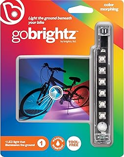Brightz GoBrightz LED Bike Frame Light - Glowing Bike Underglow Light Bar for Night Riding - 4 Modes Flashing or Steady Glow - Cool Bicycle Lights for Kids, Teens & Adults - Be Cool, Be Safe, Be Seen product image