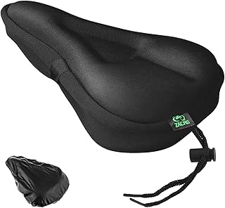 Zacro Bike Seat Cushion - Gel Padded Bike Seat Cover for Men Women Comfort, Extra Soft Exercise Bicycle Seat Compatible with Peloton, Outdoor & Indoor Bike Saddles product image