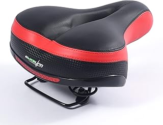 EBIKELING Bike Seat Dual Shock Absorbing Soft Comfortable Padded Bicycle Seat Cushion for Men Women Comfort - Memory Foam Universal Fit Bike Saddle for Exercise Outdoor Mountain Bikes product image