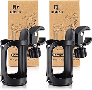 Pack of 2 Stroller Cup Holders, Universal Drinks Holder for Bikes, Trolleys or Walkers product image