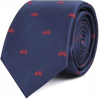 AUSCUFFLINKS Cyclist Rider Bike Tour De France Cycling Fan | Work Ties for Him | Bicycle for Guys (Cyclist) product image