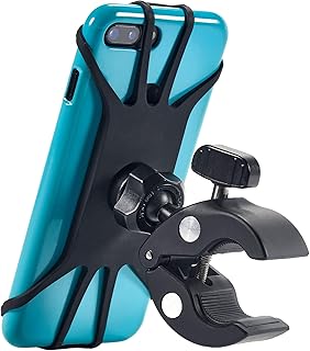 Upgraded 2025 Bicycle & Motorcycle Phone Mount - The Most Secure & Reliable Bike Phone Holder for iPhone, Samsung or Any Smartphone. Stress-Resistant & Highly Adjustable. x10 to Safeness & Comfort product image