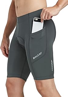 baleaf Men's Padded Bike Shorts Cycling Road Biking Riding Bicycle Cycle Wear Pockets UPF 50+ MTB Accessories Tights product image
