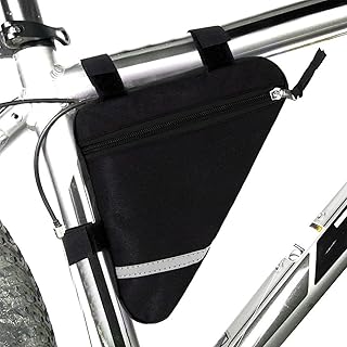 MOOCY Bike Bag, Bicycle Frame Bag,Cycling Accessories Pack for Phone, Wallet, Keys, Tools, Use for Road Bike MTB Commute Bicycle Bike Accessories product image