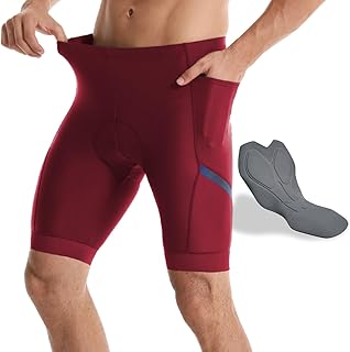 Wulibike Cycling Shorts Men Padded:Tights Highly Elastic Breathable Quick-Drying Road Bike Bicycle Shorts for Men Pockets product image