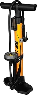 BV Bicycle Pump Durable Bike Floor Pump 17/24 inch Smart Valve Head, 160 psi, Automatically Reversible Presta and Schrader product image
