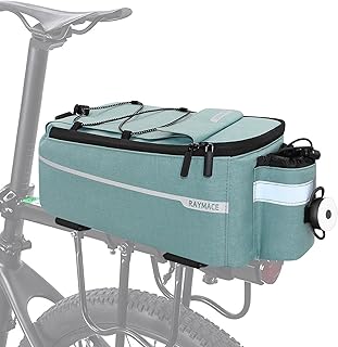 RAYMACE Bike Rear Rack Bag with Tail Light, Bike Truck Cooler Bag for Warm or Cold Items product image