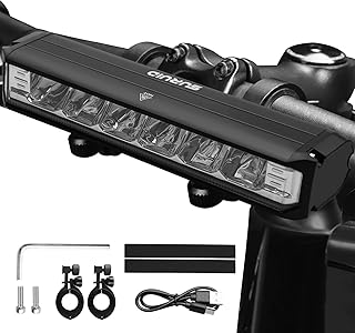 Super Bright LED Bike Light, USB Rechargeable Bicycle Headlight, Waterproof Bike Headlight, Waterproof Bike Headlight,Daytime Running Light,MTB Off-Road Cycling Commuting product image