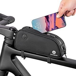 ROCKBROS Top Tube Bike Bag Bicycle Top Tube Bag Front Frame Bag Cycling Accessories Bike Pouch Lightweight Portable New Mounting System product image