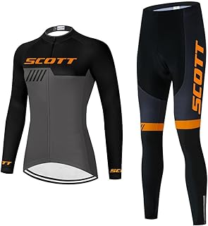 Women's Cycling Jersey Set Long Sleeve Bike Shirt Bicycle Clothing Cycling Pants with Gel Padded product image