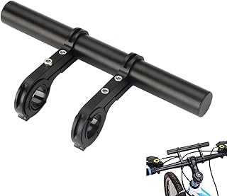ZMD Bike Handlebar Extender,Bicycle Handlebar Extender,Multifunctional Aluminum Alloy Bracket Extension,Double Bicycle Handlebar Extension Bracket,for Bike Mounts,Extender Bars,Light Lamp,Phone Mount product image