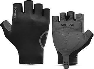 INBIKE Cycling Gloves for Men Women, Breathable Bike Gloves Lightweight Half Finger Biking Glove Mountain Road Bicycle product image