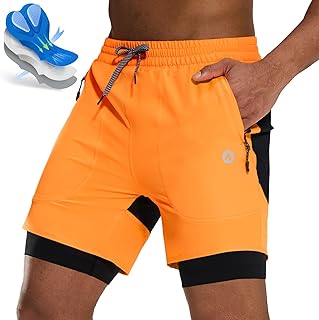 Nepest Mens Mountain Bike Shorts 3D Padded MTB Shorts Bicycle Biking Biker Baggy Cycling Shorts with Zipper Pockets product image