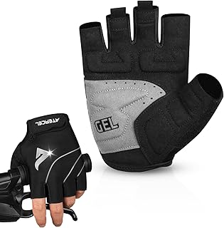 ATERCEL Cycling Gloves with Padded SBR for Road & Mountain Biking - Breathable, Elastic Back, Men & Women's Bicycle Gloves product image