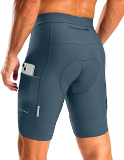 Bikewa Men's Bike Shorts 4D Padded Cycling Shorts for Men Road Riding Biking Bicycle Zipper Pockets product image