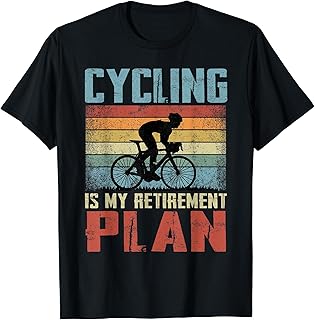 Cycling Is My Retirement Plan Retired Cyclist T-Shirt product image
