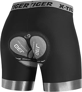 X-TIGER Cycling Underwear Mens Bike Shorts 5D Padded Mountain Biking Riding Shorts with Anti-Slip Leg,Bicycle Liner Shorts product image