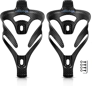 Ultra Light Carbon Fiber Bike Water Bottle Cage Holder for Road Bikes Mountain Gravel e Bike , for Diameter 70-74 mm Water Bottle, (Weight 16±2g) Black Matte product image