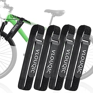 4 PCS Bike Rack Straps Bike Wheel Straps, Adjustable Bike Straps for Rack with Durability Hook Bike Car Rack Accessories, Keep The Bicycle Wheel from Spinning for Transportation and Storage product image
