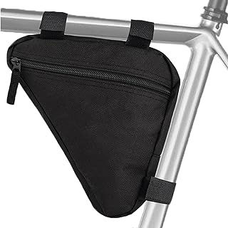 COTOUXKER Bike Frame Bag, Mountain Bike Bag for Road and Mountain Bikes Lightweight Cycling Storage Bags (Small black) product image