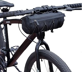 2.5L Bike Handlebar Bag, Waterproof Bicycle Accessories, Bike Frame Front Pouch with Zipper and Shoulder Strap product image
