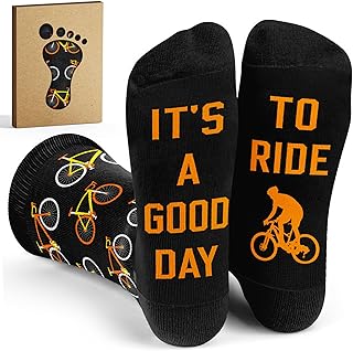 Cycling Socks - Gifts for Cyclists, Mountain Bike Accessories, Bike Socks and Funny Biker Gifts for Men product image