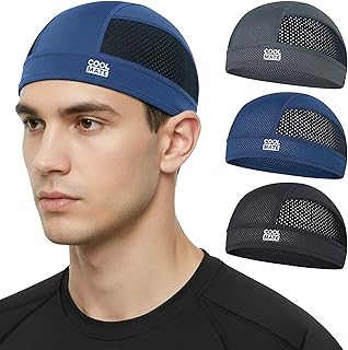 CoolMate Cooling Skull Cap Helmet Liner, Breathable Mesh Stretch Beanie for Cycling, Motorcycle & Hard Hat for Men Women product image
