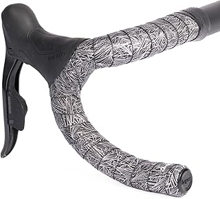 GUEE Attitude Fade Road Bike Handlebar Tape with Shock-Absorbing EVA Foam & Eco-Friendly TPU, Anti-Slip Cycling Bar Tape for Enhanced Grip and a Comfortable Ride (2 Rolls) (Metallic Sliver) product image
