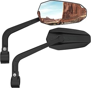 Bike mirror | HD Scratch-Resistant Convex Mirror | Bike Mirror Handlebar Mount | Bicycle Universal Fit Accessories product image
