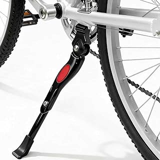 Kickstand for Kids Bike, Adjustable Premium Bike Kickstand for 16 18 20 Inch Wheels, Upgraded Aluminum Alloy Center Mount Stand for Children's Mountain and Road Bicycles. product image
