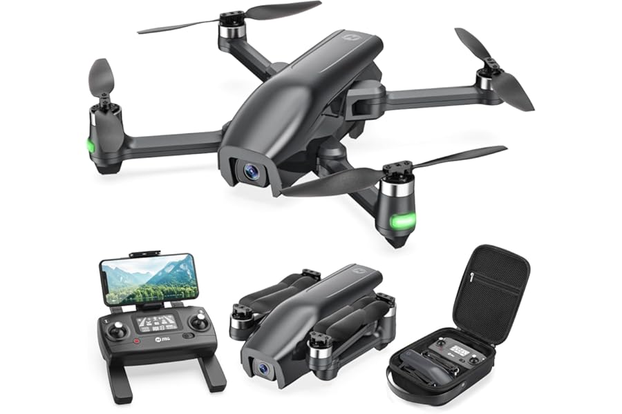 Holy Stone HS710 Drones with Camera for Adults 4K, GPS FPV Foldable 5G Quadcopter for Beginners with Optical Flow Positioning, Auto Return Home, Follow Me, Brushless Motor, Easy to Fly product image