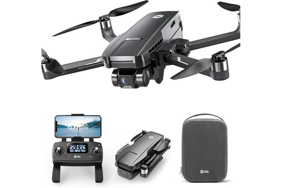 Holy Stone HS720G GPS Drones with Camera for Adults 4K, 2-Axis Gimbal, 120°FOV, Brushless Motor, 5G WiFi Transmission, Optical Flow, Follow Me, Smart Return Home, Professional FPV Drone for Beginner product image