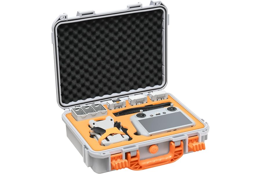 keketoha Hard Case for DJI Mini 3 Pro/3/Mini 4 Pro, Waterproof Pressure Resistant Carrying Case Accessories - Fits Latest for DJI RC 2/RC (Only Case) product image