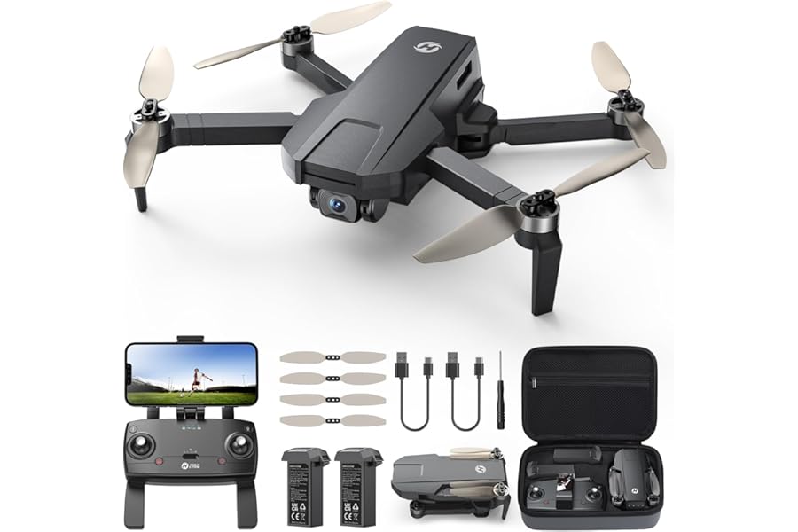 Holy Stone HS720S GPS Drone with Camera for Adults 4K Video, under 249g, 5G 2KM Tranmisson, Smart Fly, Follow Me, 2 Batteries 42-Min Flight Time, Auto Return, Beginner Friendly Mode product image